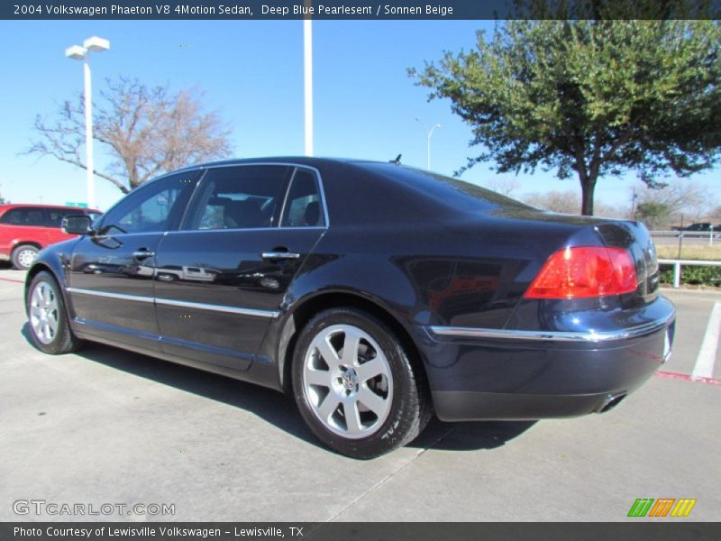 Deep Blue Pearlesent / Sonnen Beige 2004 Volkswagen Phaeton V8 4Motion Sedan