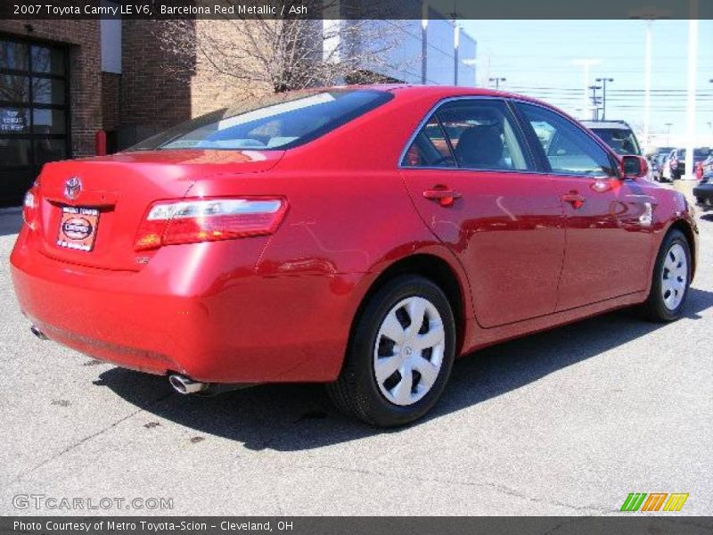 Barcelona Red Metallic / Ash 2007 Toyota Camry LE V6