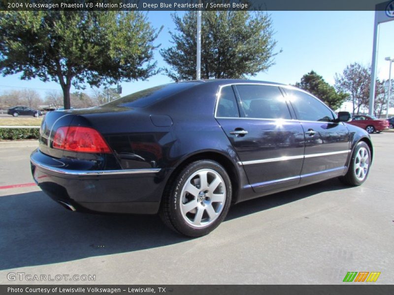 Deep Blue Pearlesent / Sonnen Beige 2004 Volkswagen Phaeton V8 4Motion Sedan