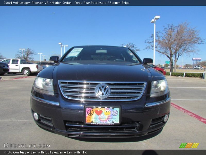 Deep Blue Pearlesent / Sonnen Beige 2004 Volkswagen Phaeton V8 4Motion Sedan