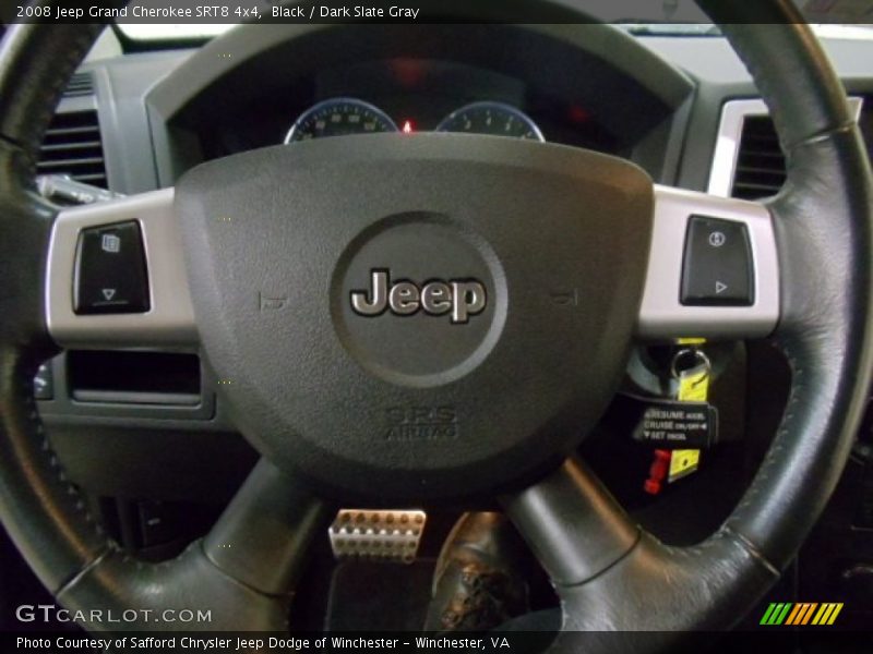 Black / Dark Slate Gray 2008 Jeep Grand Cherokee SRT8 4x4