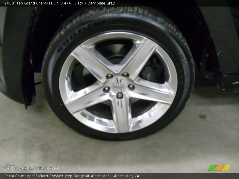 Black / Dark Slate Gray 2008 Jeep Grand Cherokee SRT8 4x4