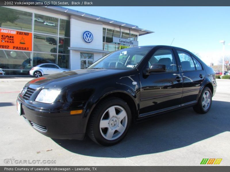 Black / Black 2002 Volkswagen Jetta GLS TDI Sedan