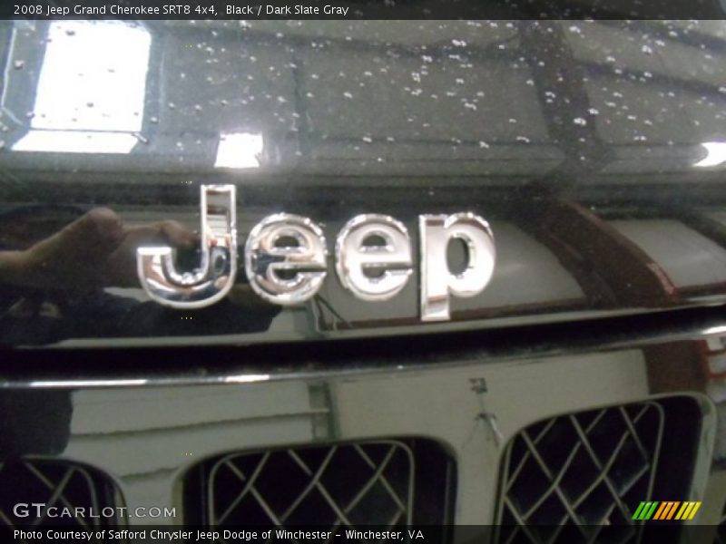 Black / Dark Slate Gray 2008 Jeep Grand Cherokee SRT8 4x4