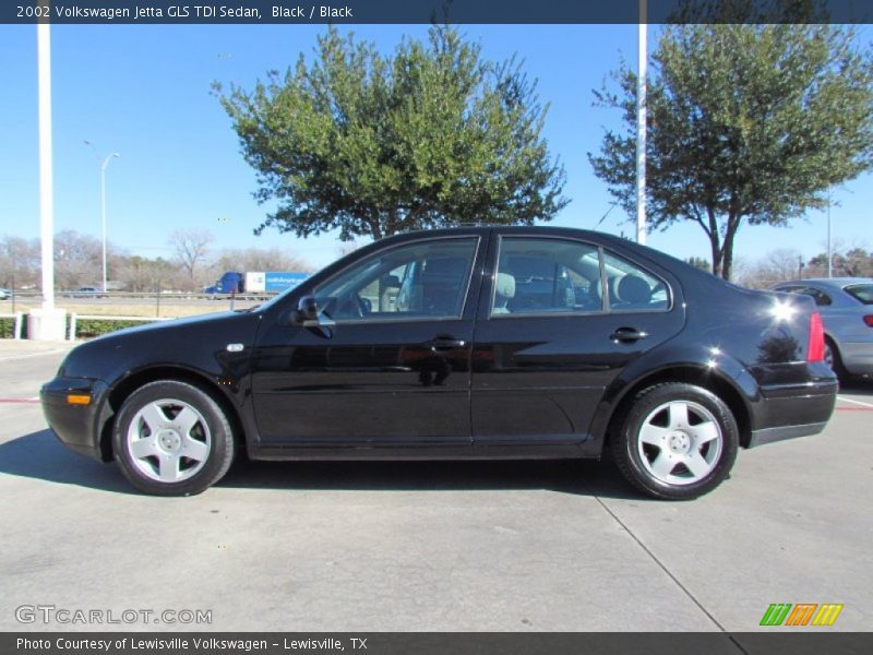 Black / Black 2002 Volkswagen Jetta GLS TDI Sedan