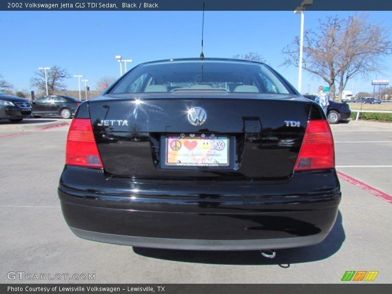 Black / Black 2002 Volkswagen Jetta GLS TDI Sedan