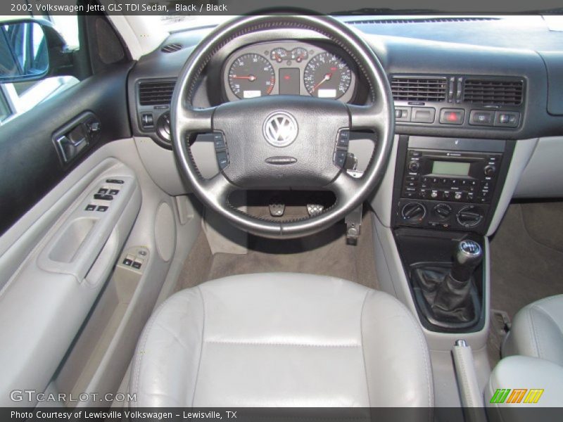 Black / Black 2002 Volkswagen Jetta GLS TDI Sedan