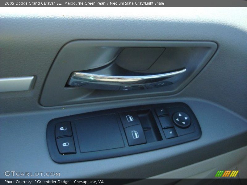 Melbourne Green Pearl / Medium Slate Gray/Light Shale 2009 Dodge Grand Caravan SE