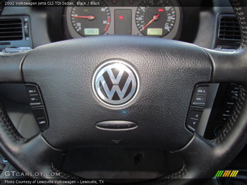 Black / Black 2002 Volkswagen Jetta GLS TDI Sedan