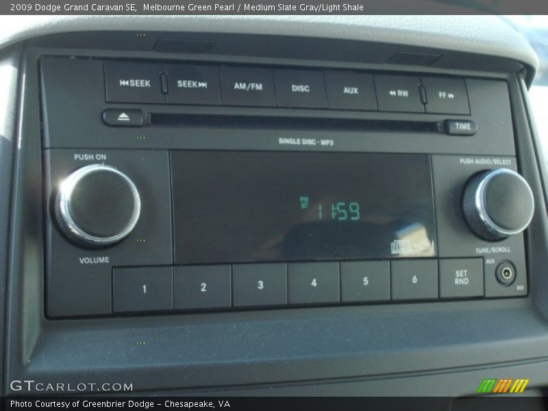 Audio System of 2009 Grand Caravan SE