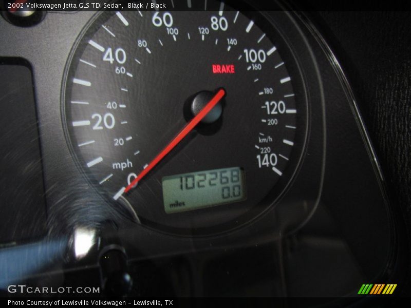 Black / Black 2002 Volkswagen Jetta GLS TDI Sedan