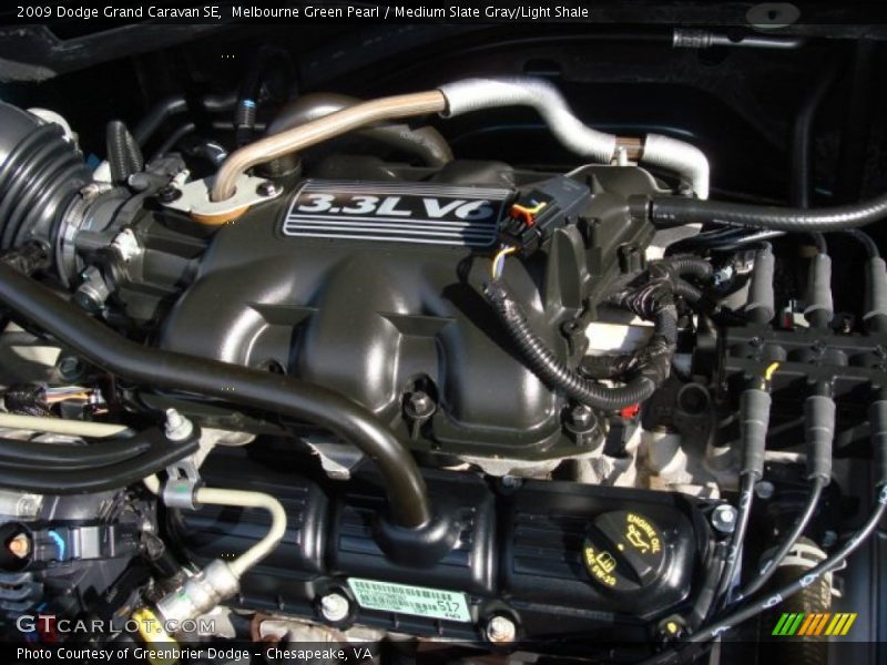  2009 Grand Caravan SE Engine - 3.3 Liter OHV 12-Valve Flex-Fuel V6