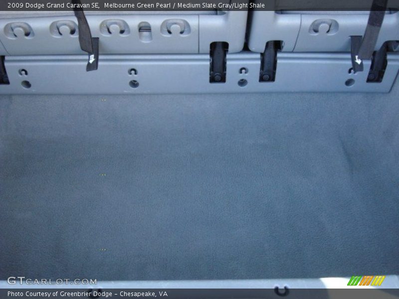 Melbourne Green Pearl / Medium Slate Gray/Light Shale 2009 Dodge Grand Caravan SE