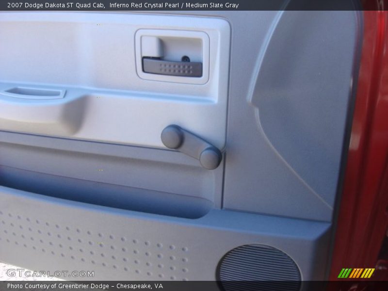 Inferno Red Crystal Pearl / Medium Slate Gray 2007 Dodge Dakota ST Quad Cab