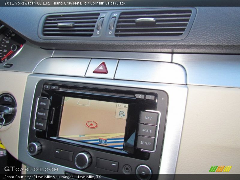 Island Gray Metallic / Cornsilk Beige/Black 2011 Volkswagen CC Lux