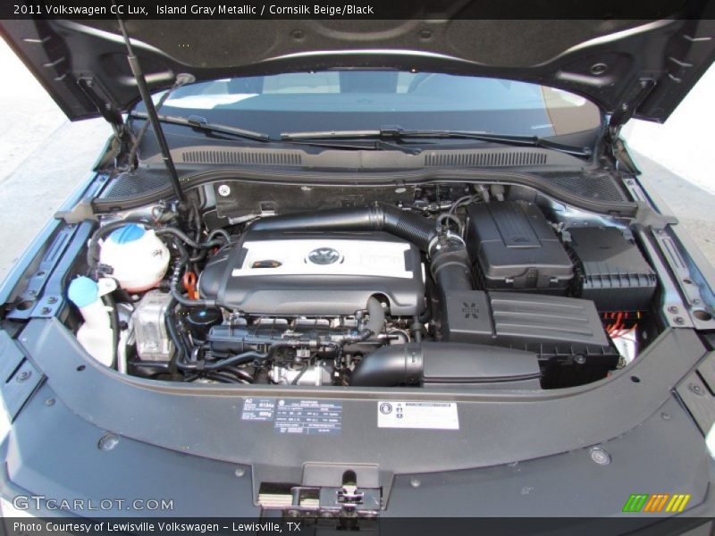 Island Gray Metallic / Cornsilk Beige/Black 2011 Volkswagen CC Lux