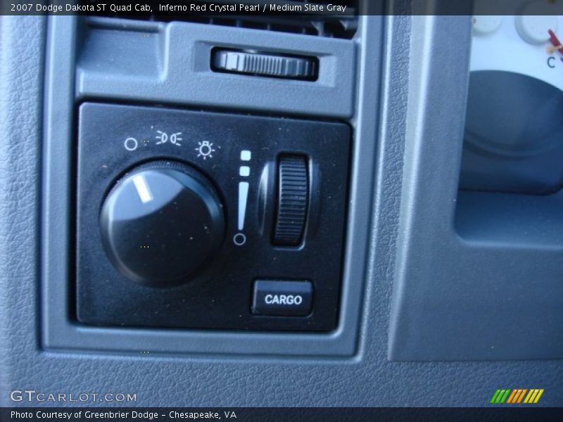 Inferno Red Crystal Pearl / Medium Slate Gray 2007 Dodge Dakota ST Quad Cab
