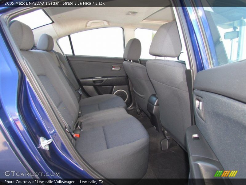 Strato Blue Mica / Black 2005 Mazda MAZDA3 s Sedan