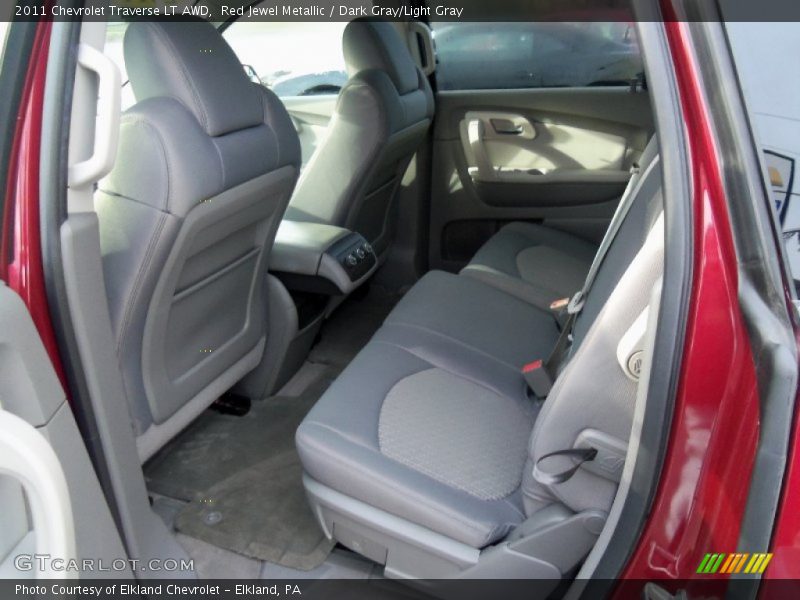  2011 Traverse LT AWD Dark Gray/Light Gray Interior