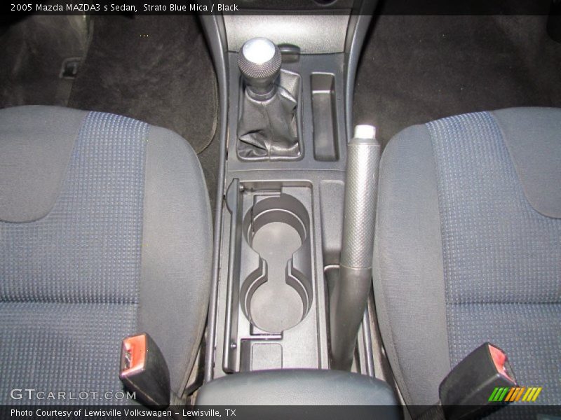 Strato Blue Mica / Black 2005 Mazda MAZDA3 s Sedan