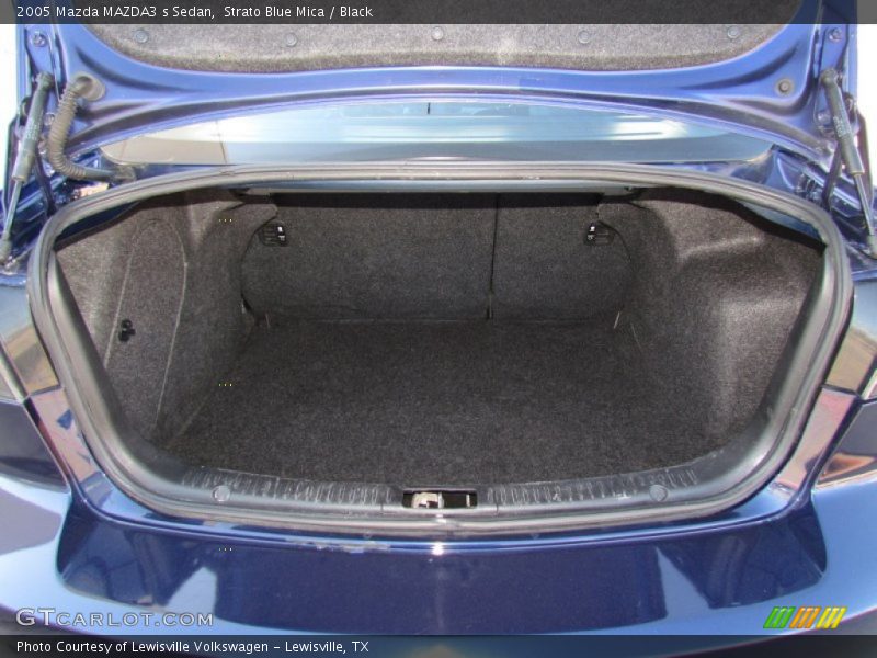 Strato Blue Mica / Black 2005 Mazda MAZDA3 s Sedan