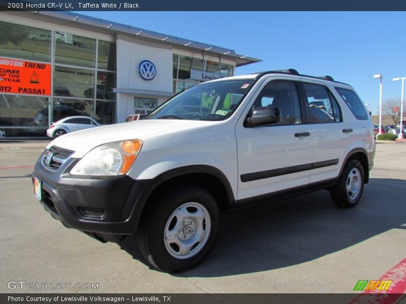 Taffeta White / Black 2003 Honda CR-V LX
