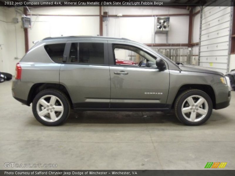 Mineral Gray Metallic / Dark Slate Gray/Light Pebble Beige 2012 Jeep Compass Limited 4x4