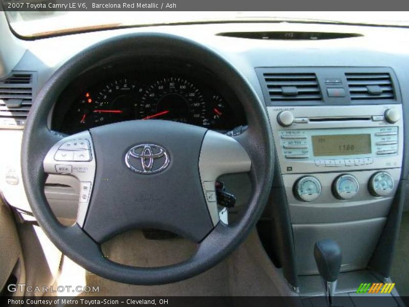 Barcelona Red Metallic / Ash 2007 Toyota Camry LE V6