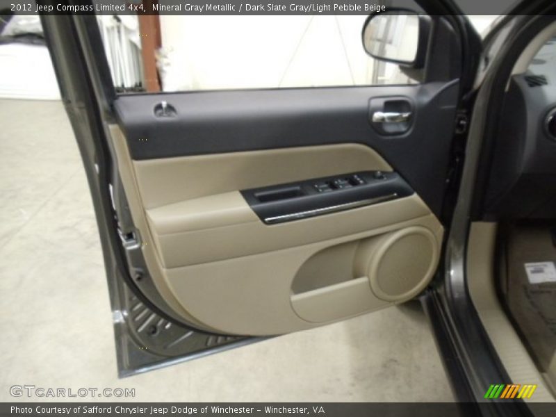 Mineral Gray Metallic / Dark Slate Gray/Light Pebble Beige 2012 Jeep Compass Limited 4x4