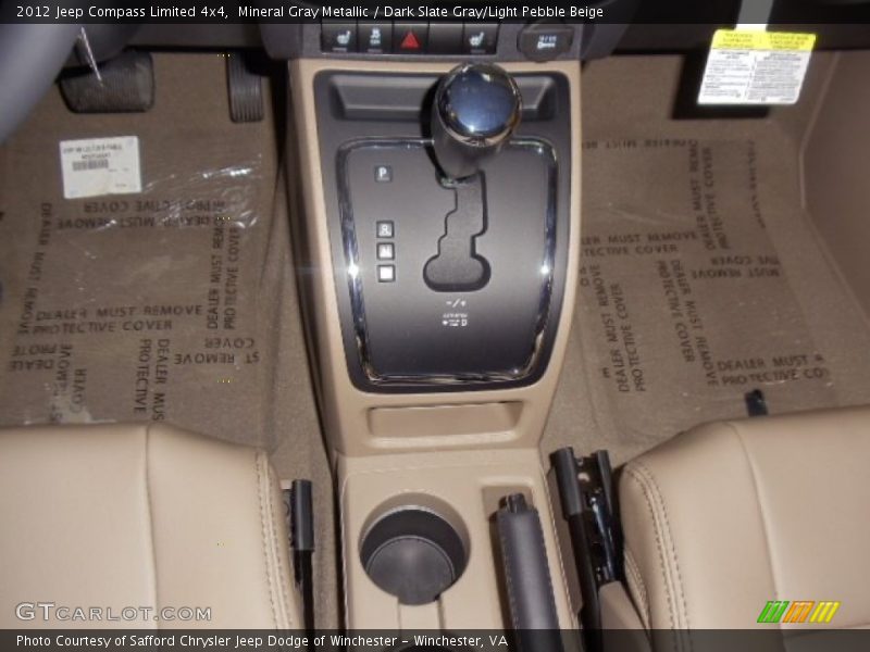 Mineral Gray Metallic / Dark Slate Gray/Light Pebble Beige 2012 Jeep Compass Limited 4x4