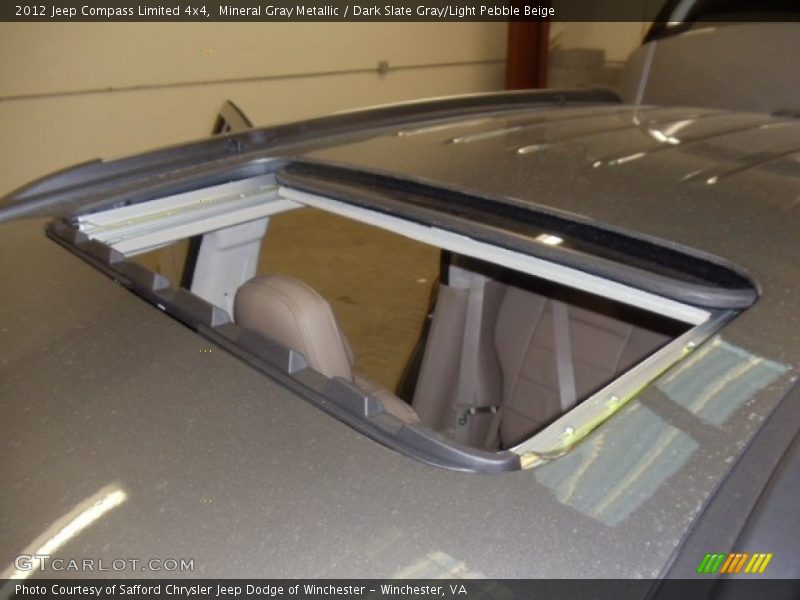 Mineral Gray Metallic / Dark Slate Gray/Light Pebble Beige 2012 Jeep Compass Limited 4x4