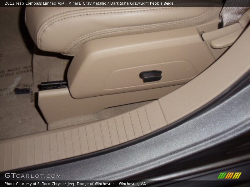 Mineral Gray Metallic / Dark Slate Gray/Light Pebble Beige 2012 Jeep Compass Limited 4x4