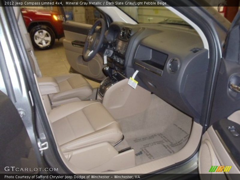 Mineral Gray Metallic / Dark Slate Gray/Light Pebble Beige 2012 Jeep Compass Limited 4x4