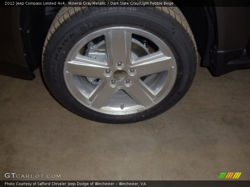 Mineral Gray Metallic / Dark Slate Gray/Light Pebble Beige 2012 Jeep Compass Limited 4x4