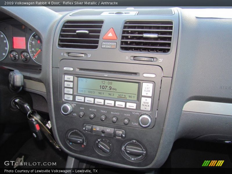 Controls of 2009 Rabbit 4 Door
