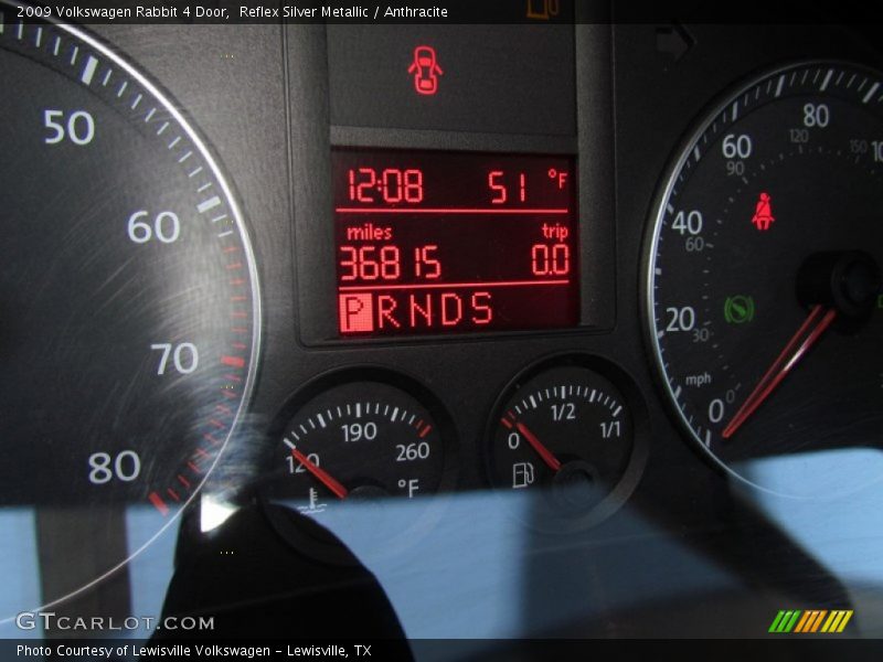 Reflex Silver Metallic / Anthracite 2009 Volkswagen Rabbit 4 Door
