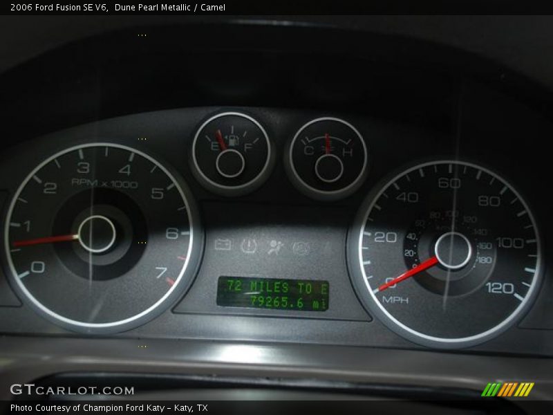 Dune Pearl Metallic / Camel 2006 Ford Fusion SE V6