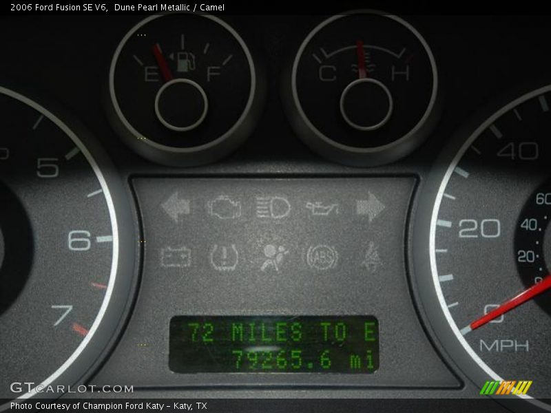 Dune Pearl Metallic / Camel 2006 Ford Fusion SE V6