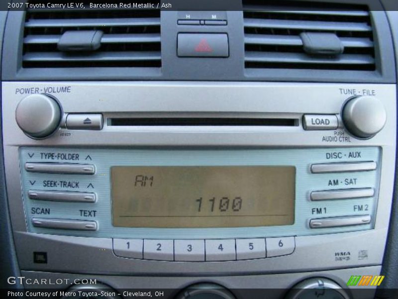 Barcelona Red Metallic / Ash 2007 Toyota Camry LE V6