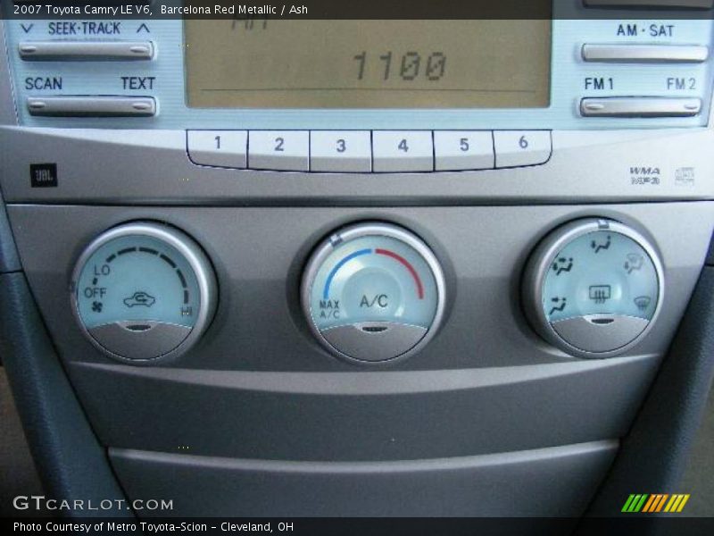 Barcelona Red Metallic / Ash 2007 Toyota Camry LE V6