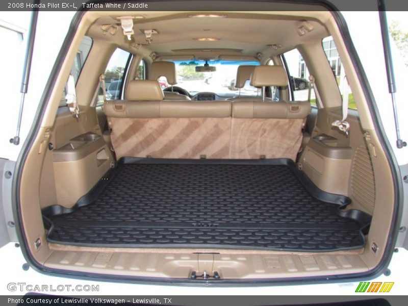 Taffeta White / Saddle 2008 Honda Pilot EX-L