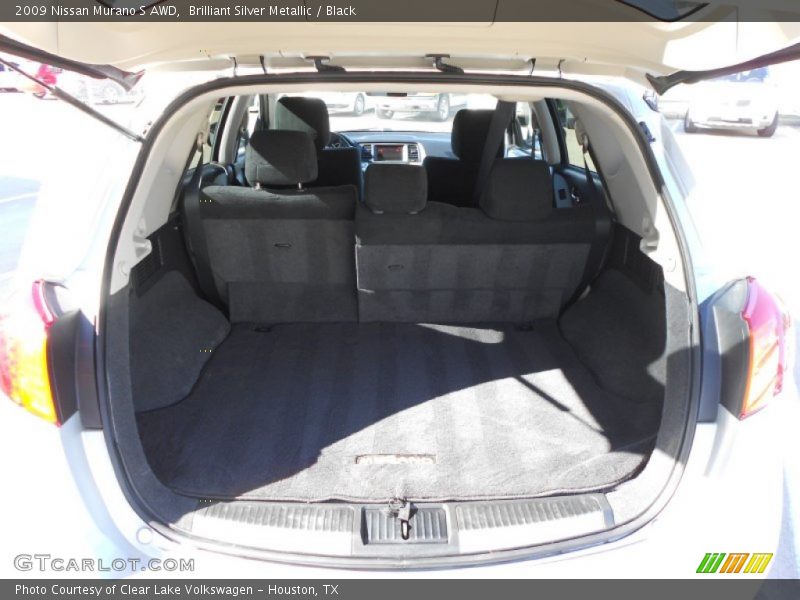 Brilliant Silver Metallic / Black 2009 Nissan Murano S AWD