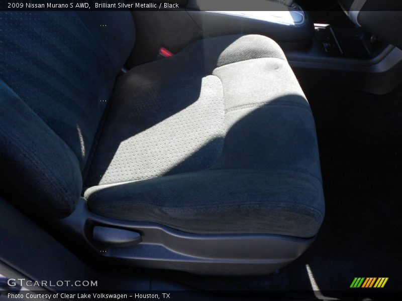 Brilliant Silver Metallic / Black 2009 Nissan Murano S AWD