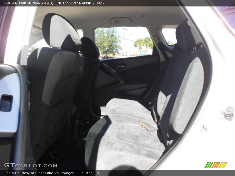Brilliant Silver Metallic / Black 2009 Nissan Murano S AWD