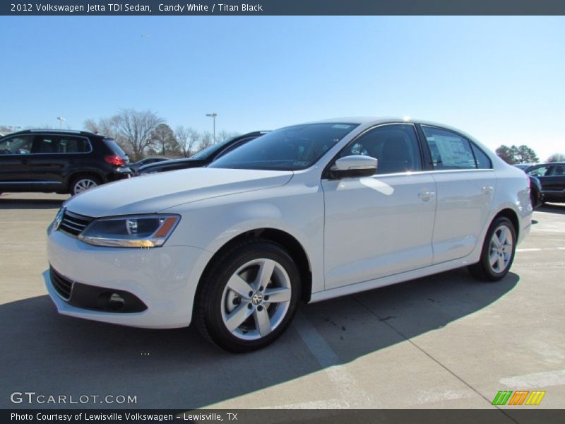 Candy White / Titan Black 2012 Volkswagen Jetta TDI Sedan