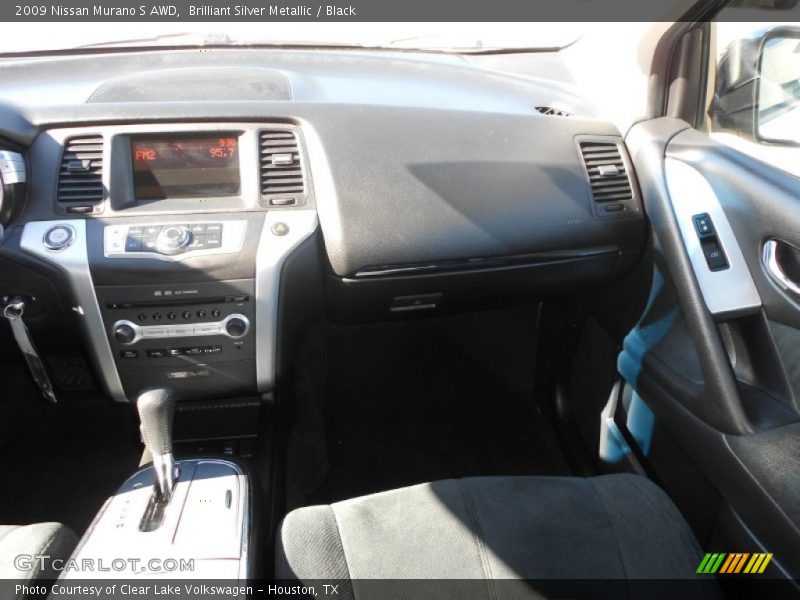 Brilliant Silver Metallic / Black 2009 Nissan Murano S AWD