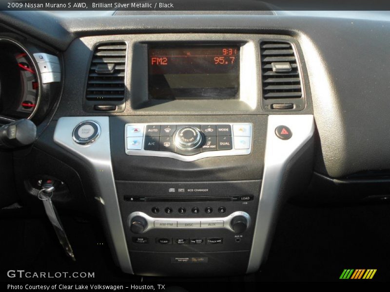 Brilliant Silver Metallic / Black 2009 Nissan Murano S AWD