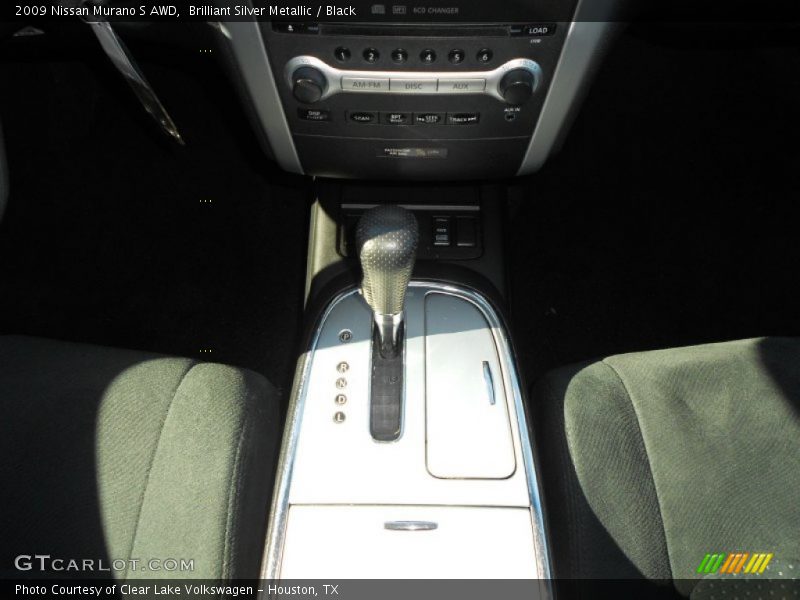 Brilliant Silver Metallic / Black 2009 Nissan Murano S AWD
