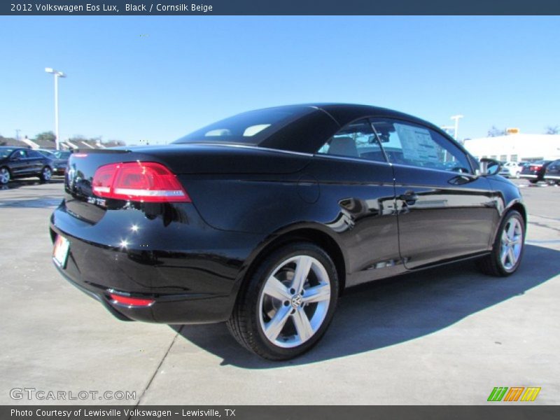 Black / Cornsilk Beige 2012 Volkswagen Eos Lux