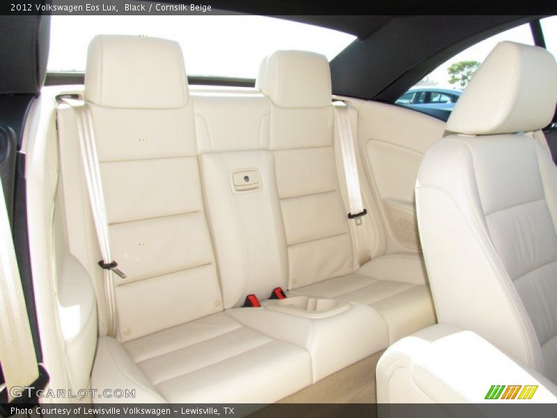 Black / Cornsilk Beige 2012 Volkswagen Eos Lux